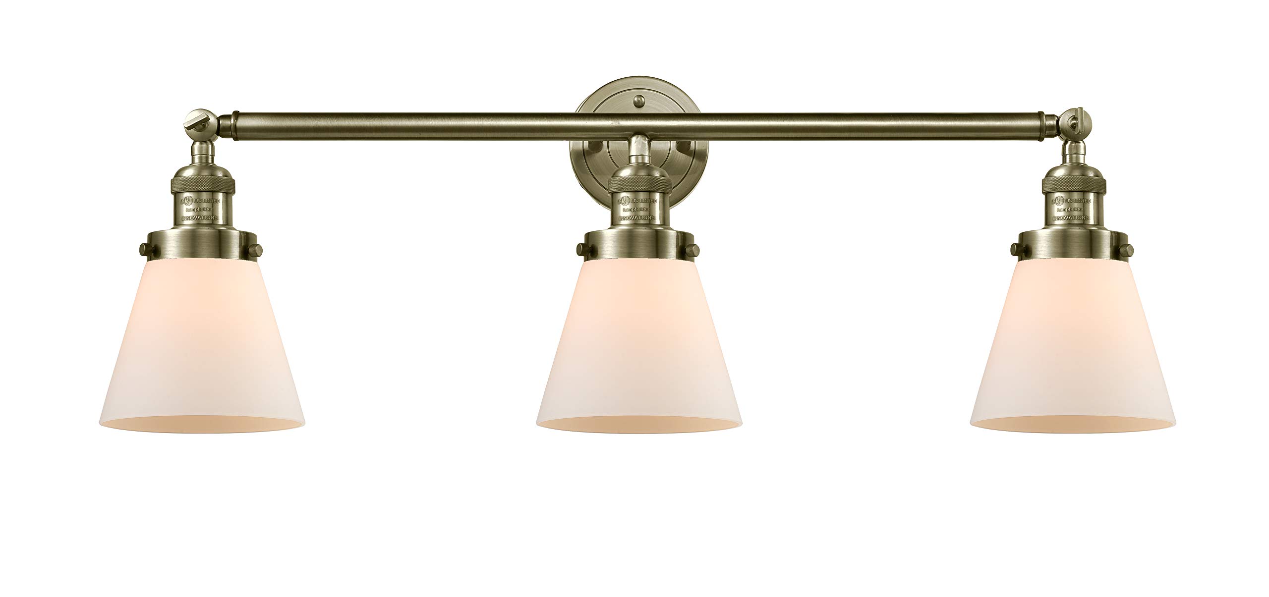 Innovations INNO205-AB-S-G61-LED Antique Brass LED Bathroom Vanity Light - Modern Lighting Fixture for Bathroom, Powder Room & Dressing Area