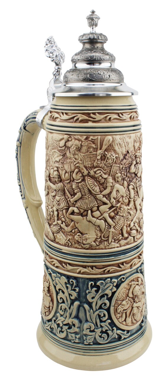 Authentic German Beer Steins - Handcrafted Limited Edition Collectible Drinking Mugs for Oktoberfest & Home Bar Decor - Perfect Gift for Beer Lovers & German Culture Enthusiasts