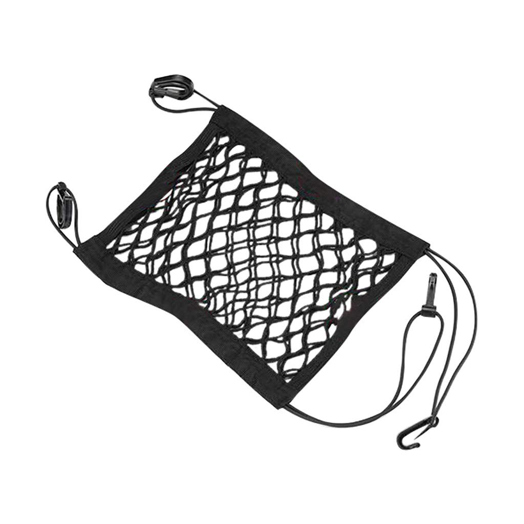 Universal Car Seat Barrier Net Organizer - 1pc Stretchy Auto Backseat Storage for Housekeeping & Organization - Perfect for Road Trips, Family Travel & Pet Safety