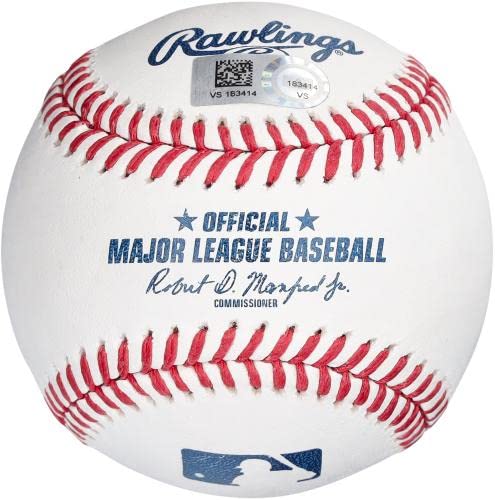 Jacob deGrom Texas Rangers Autographed Baseball - Official MLB Signed Baseball with COA - Perfect for Sports Memorabilia Collectors & Baseball Fans