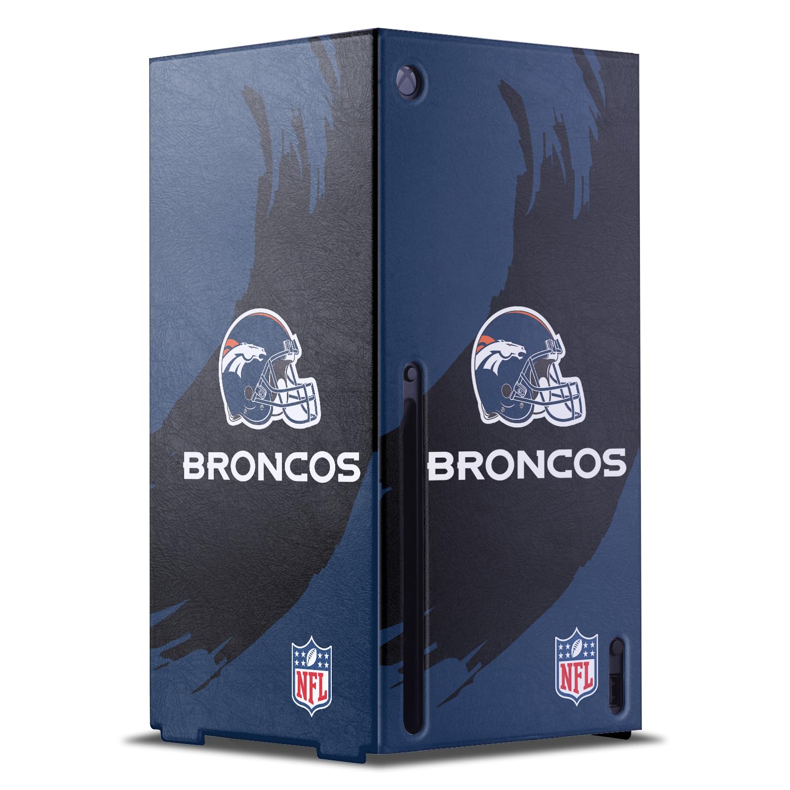 Official NFL Denver Broncos Gaming Console Skin Wrap Compatible with Xbox Series X - Protective Cover for Enhanced Gaming Experience