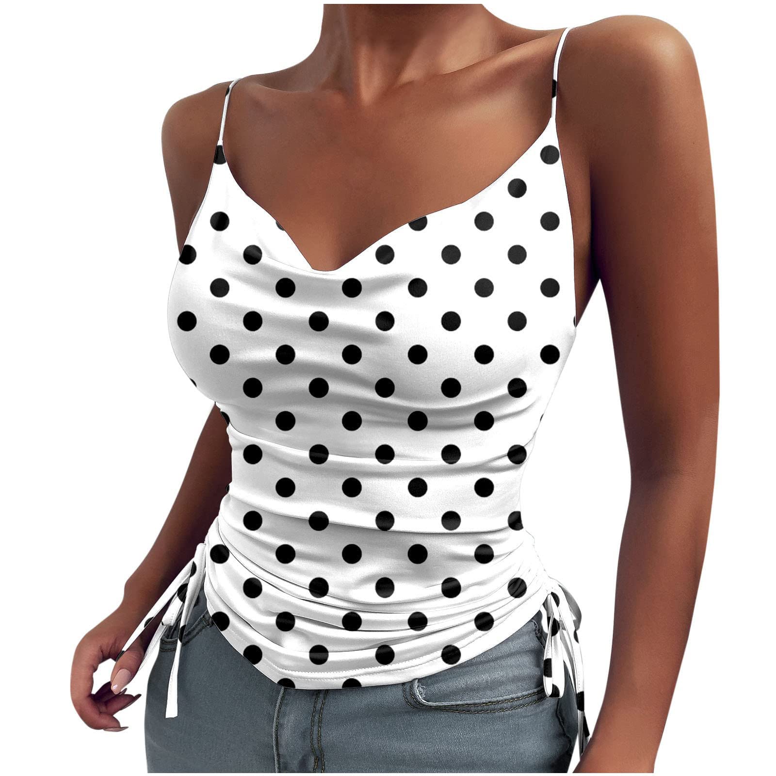 Women's Loose Fit Tank Tops - Fashion Printed Sleeveless Blouses & Camisoles for Summer, Gym, and Casual Wear