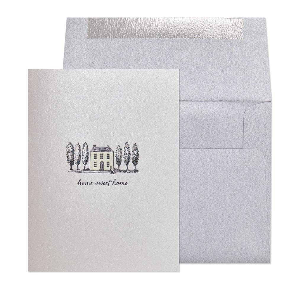 Personalized Etched New Home Greeting Card - Housewarming Gift for Friends & Family - Perfect for Housewarming Parties & New Home Celebrations