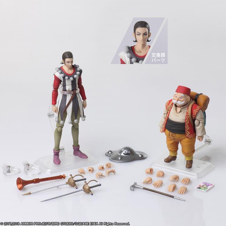 Bring Arts Dragon Quest XI Echoes of an Elusive Age Sylvando & Rab Action Figure 2-Pack - Square Enix Collectible Anime Figures for Display & Gaming Fans - Perfect for Home Decor, Office Display, and Anime Collections