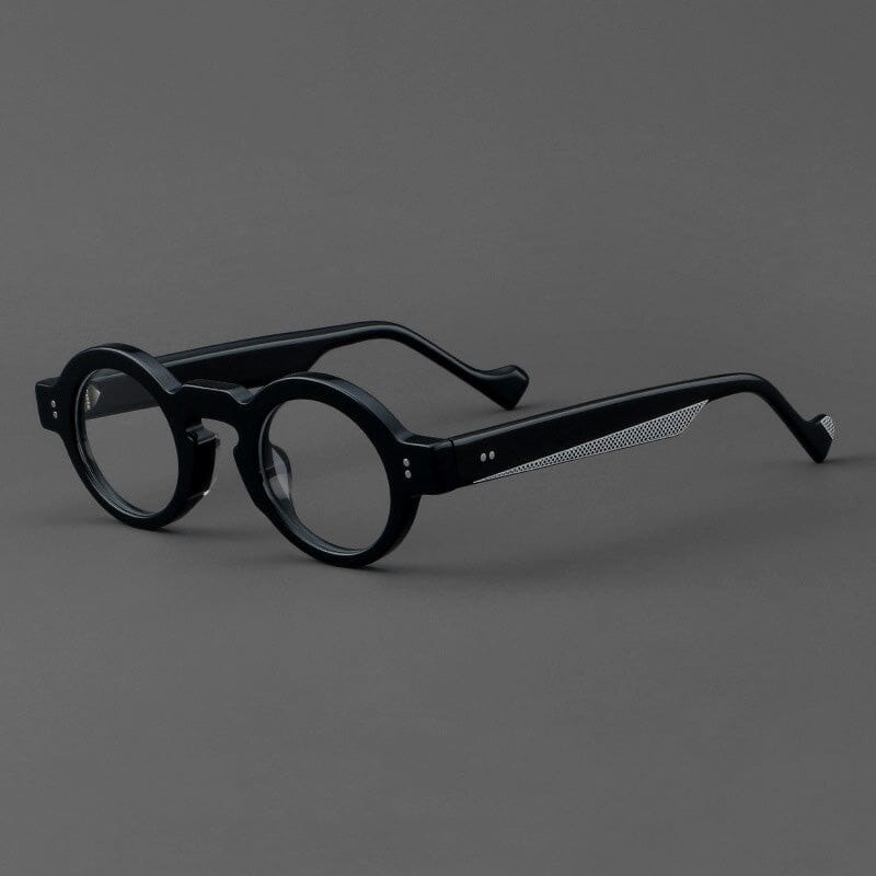 Vintage Acetate Round Eyeglass Frames - Classic Retro Style for Men & Women - Perfect for Reading, Fashion, and Everyday Wear