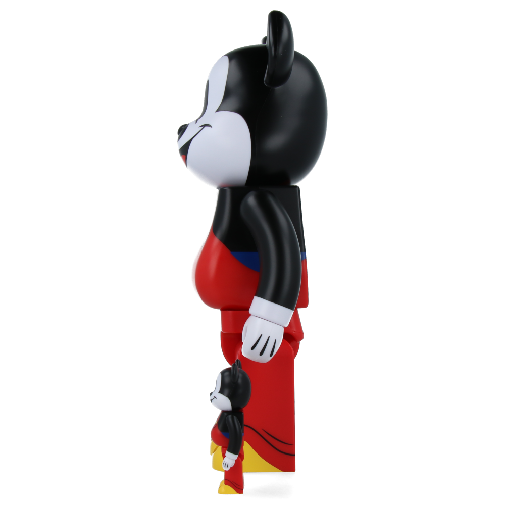 400% + 100% Bearbrick Mickey Boat Builders Collectible Toy Figures - Limited Edition Disney Vinyl Art Toy for Home Decor & Gift Giving