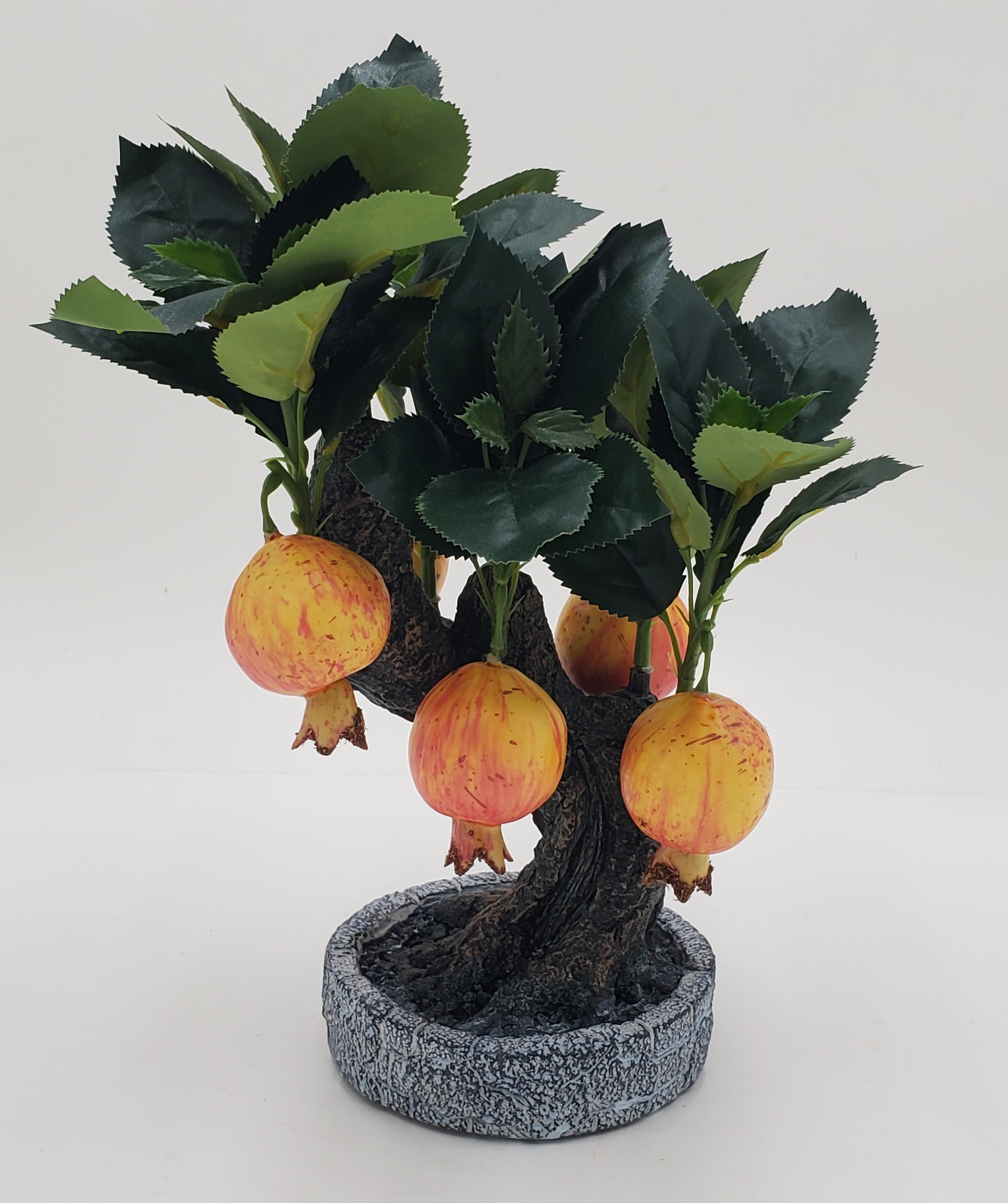14x5 Pomegranate Tree Decor - Artificial Pomegranate Tree for Home, Office, Wedding, and Party Decoration - Perfect for Indoor and Outdoor Use