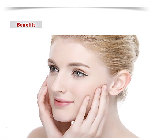 MOND'SUB Pearl 3D Hanging Ears Neck & Facial Sheet Masks - 5 Pack (40g Each) with Free Wespro Bio-Cellulose Lip Mask (5 Pack) - Hydrating & Anti-Aging Skincare for Spa Night & Self-Care Routine