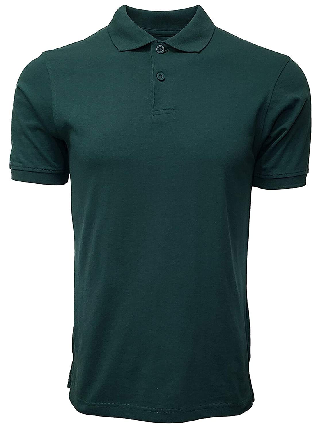 Marquis Men's Solid Jersey Polo Shirt - Comfortable & Stylish Casual Wear for Work, Golf & Everyday Outfits