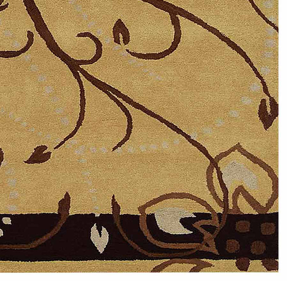 Premium Scabiosa Hand-Tufted Wool Rug – Soft & Durable Non-Slip Area Rug for Living Room, Bedroom, or Nursery – Boho Chic Home Decor