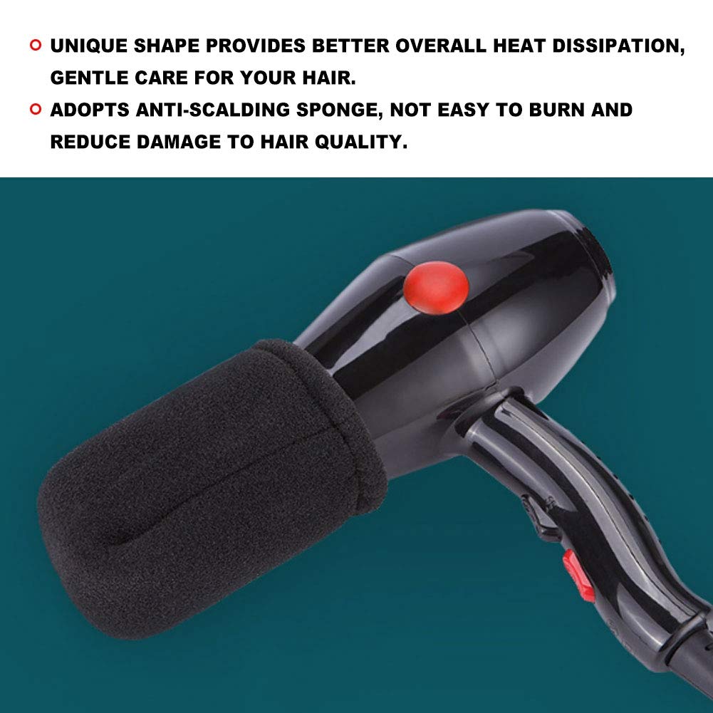Universal Hair Dryer Sock Diffuser & Anti-Scalding Sponge Wind Cover - Heat Resistant Blow Dryer Attachment for Salon & Home Hair Styling (Perfect for Curly Hair, Volume Boosting & Gentle Drying)