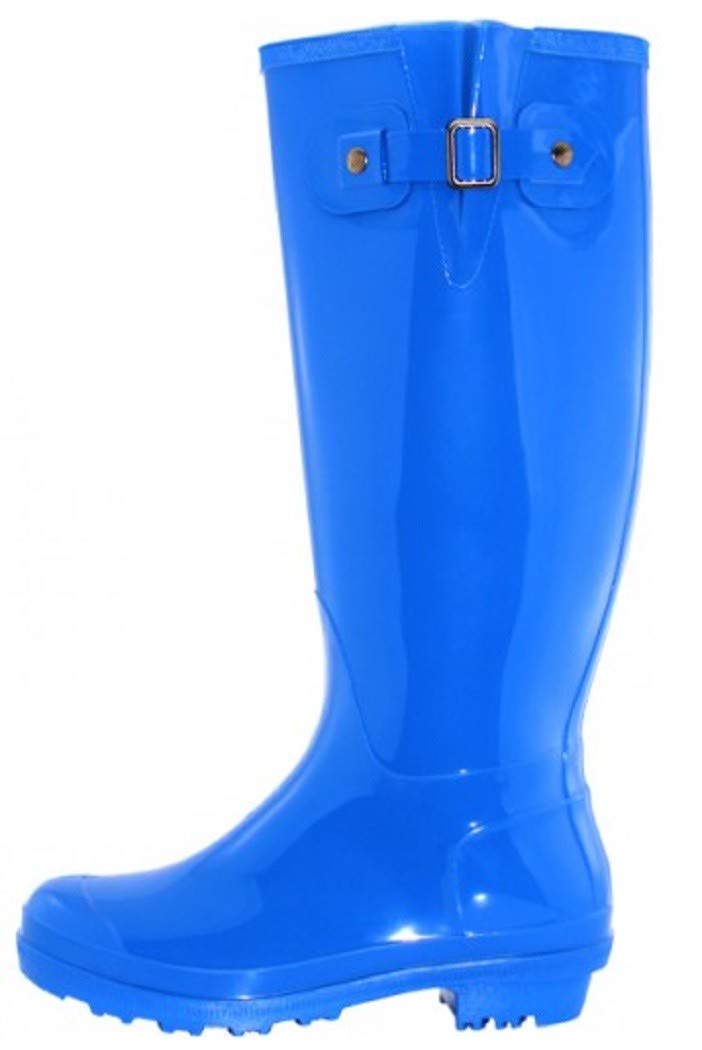 Women's Classic Rain Boots Size 18 - Waterproof Rubber Boots for Women - Comfortable & Stylish Rain Shoes for Outdoor, Gardening, and Wet Weather Use