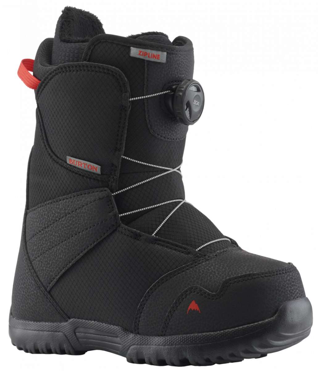 Burton Junior's Zipline BOA Snowboard Boots 2023 - Kids' Adjustable Snowboarding Boots for Boys & Girls - Perfect for Winter Sports & Mountain Adventures