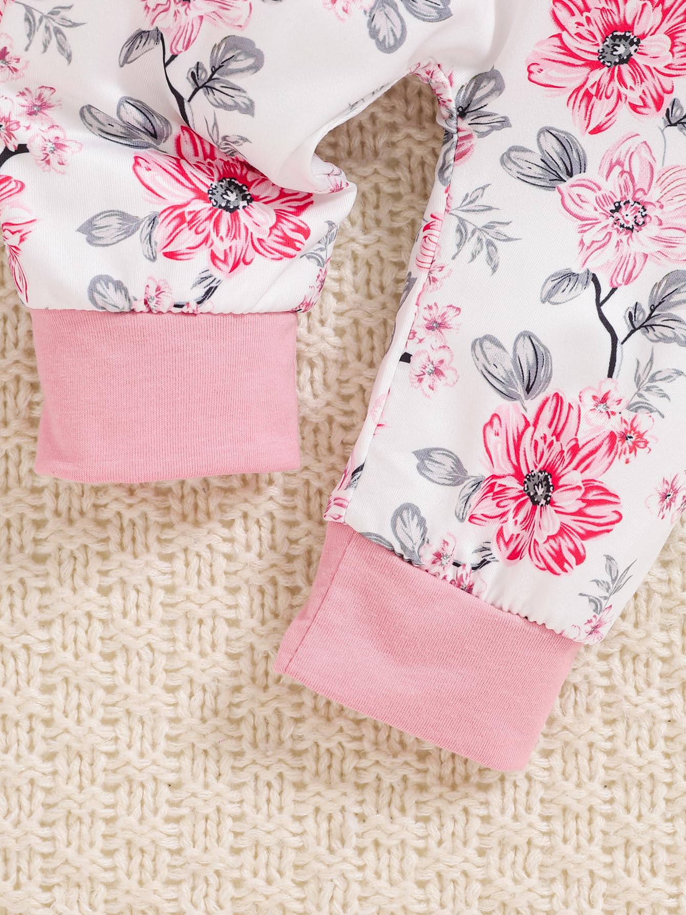 Newborn Baby Girl Clothes | Summer Infant Outfits | Floral Romper & Pant Sets with Matching Hat & Headband | Perfect for Photo Shoots, Parties & Daily Wear