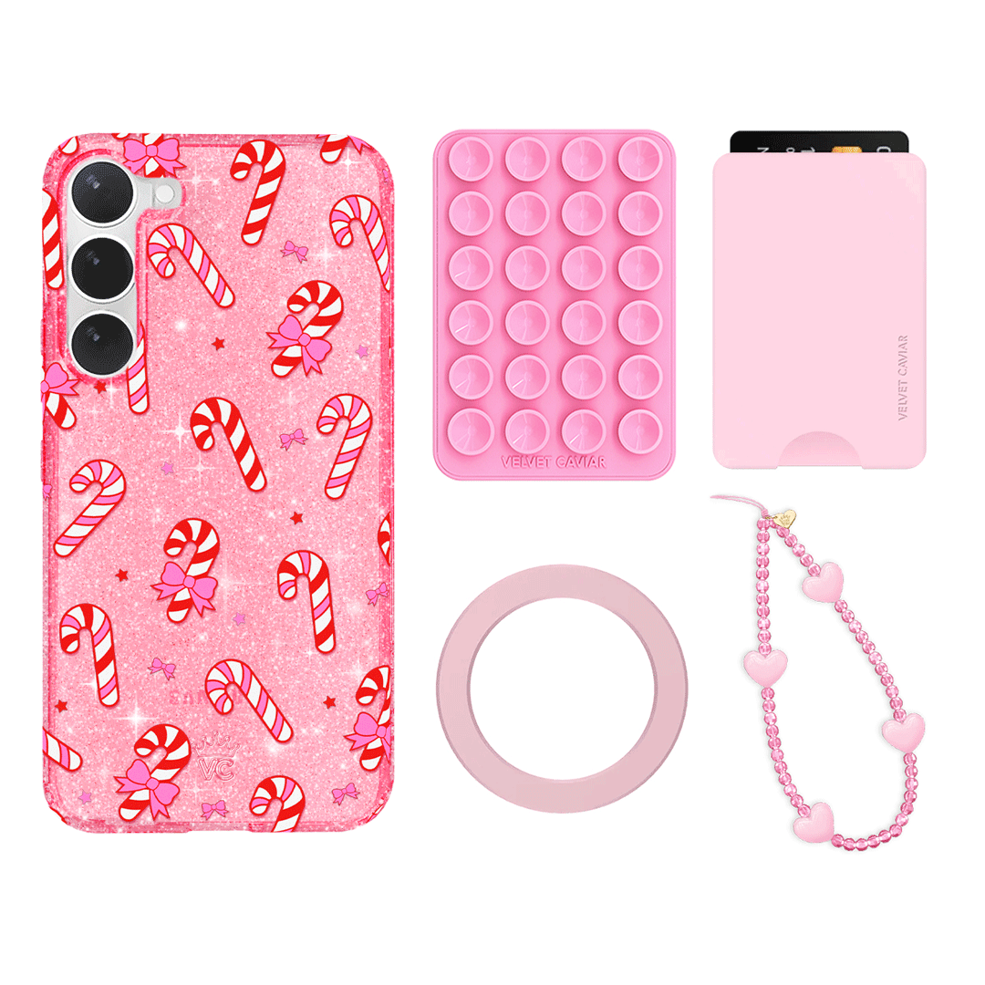 Pink Peppermint Princess Galaxy Wallet Set - Cute & Stylish Wallet for Women - Perfect for Everyday Use, Travel & Gift Giving