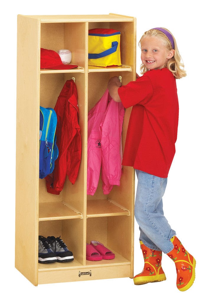 Jonti Craft Two-Section Classroom Locker - Durable School Storage Cabinet for Books, Backpacks & Supplies - Perfect for Classrooms, Hallways & School Locker Rooms
