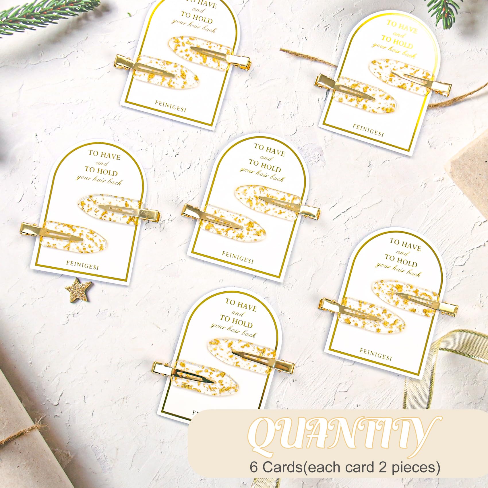 No Bend Glitter Hair Clips - Creaseless Setting for Bridesmaids, Weddings & Styling