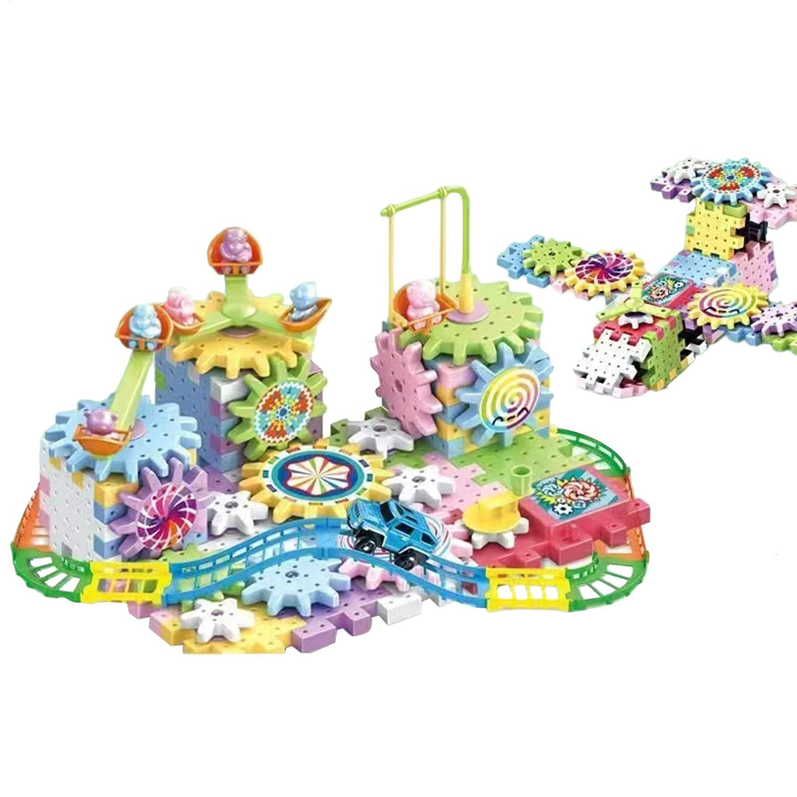 Upgrade Gear Building Blocks Set - 83-263 Pieces STEM Construction Toy Kit with Electric Tools, Educational Building Blocks for Kids Ages 3+, Perfect for Home, School, and Creative Play