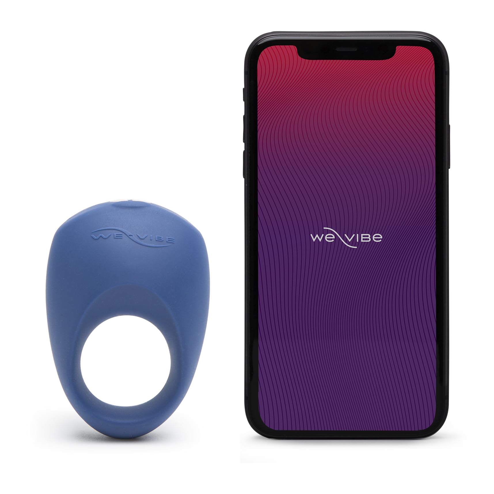 We-Vibe Pivot Vibrating Cock Ring for Men | Rechargeable Penis Ring Enhances Stronger Erections & Pleasure | 10 Vibration Modes with App Control for Couples Play | Long Distance Lover Gift & Romantic Date Night Accessory