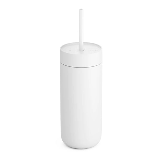 Fellow Carter Cold Mug - 16oz Vacuum Insulated Stainless Steel Tumbler with Lid, Keeps Drinks Cold for 24 Hours - Perfect for Iced Coffee, Smoothies & Outdoor Activities