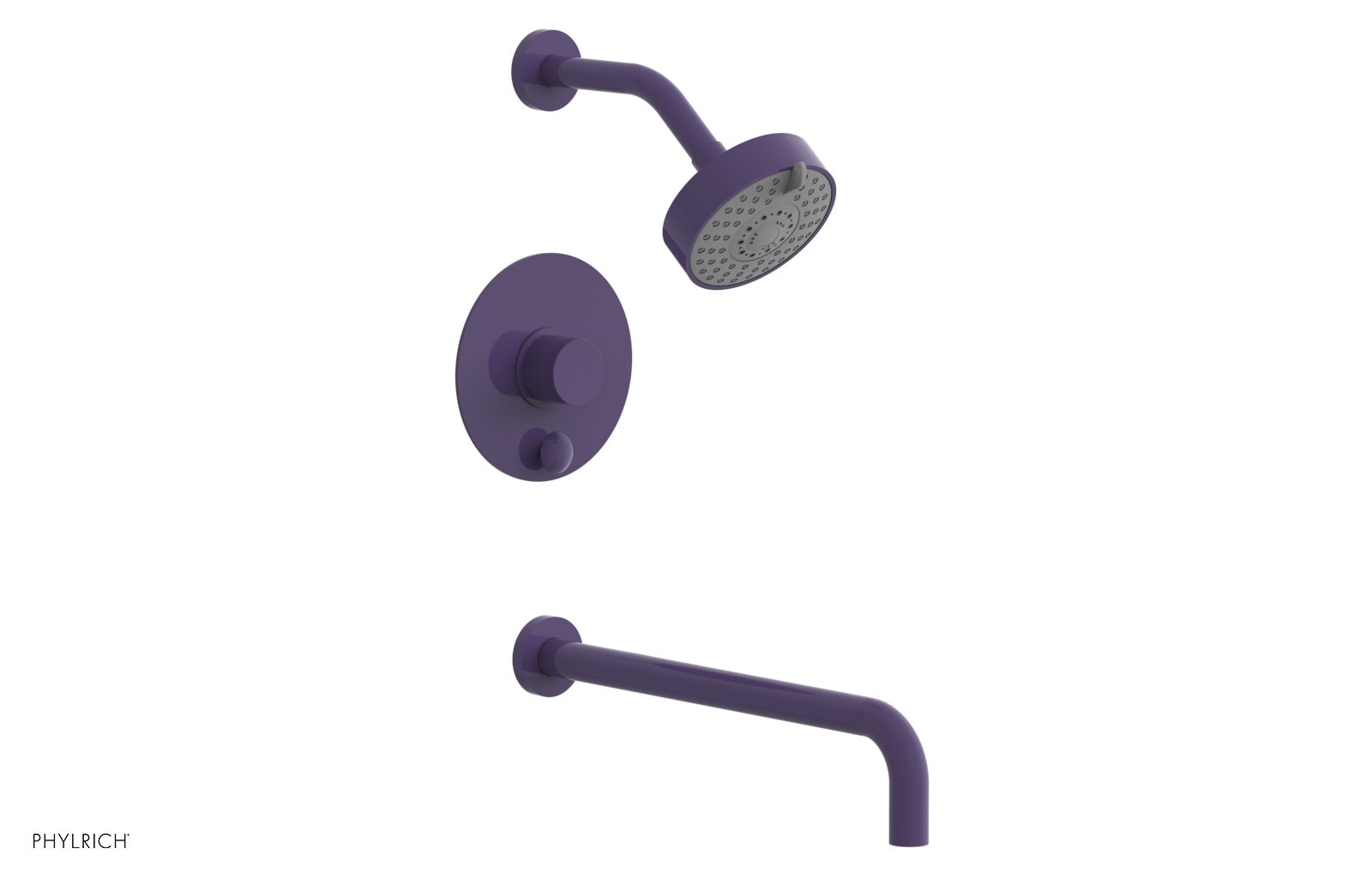 BASIC II 14 Pressure Balance Tub and Shower Faucet Set - 230 26 14 - Perfect for Bathroom Renovation and Modern Home Upgrades