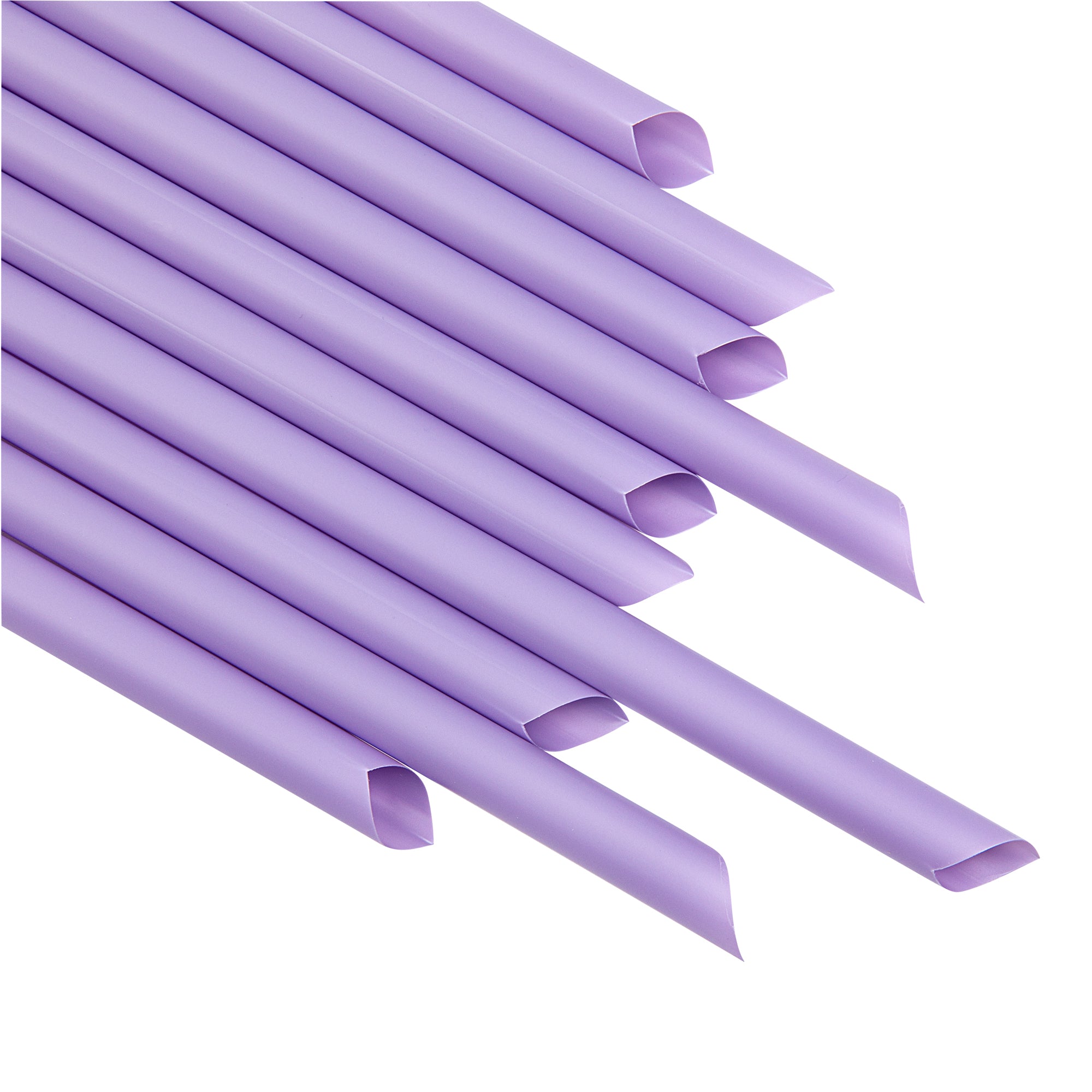 Eco-Friendly Extra Wide Purple PLA Boba Straws - 9