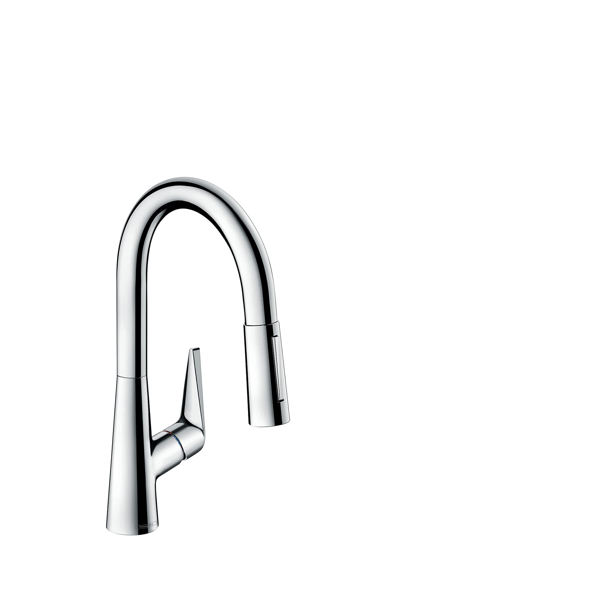Talis S Prep Chrome Kitchen Faucet with Soap Dispenser and Base Plate - Modern Pull-Down Sprayer for Sink, Dishwashing and Food Prep (Brushed Nickel Finish)