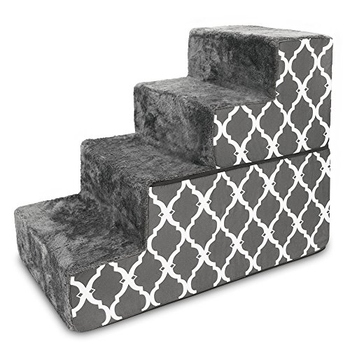 Gray Lattice Print