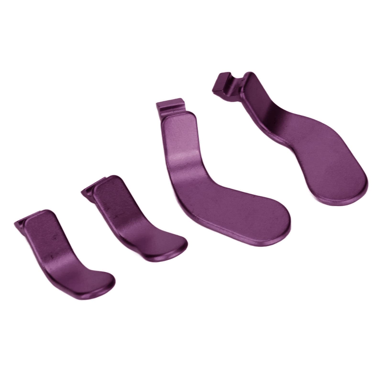 Elite Controller Metal Paddles - Purple | Easy Replacement & Durable for Gaming