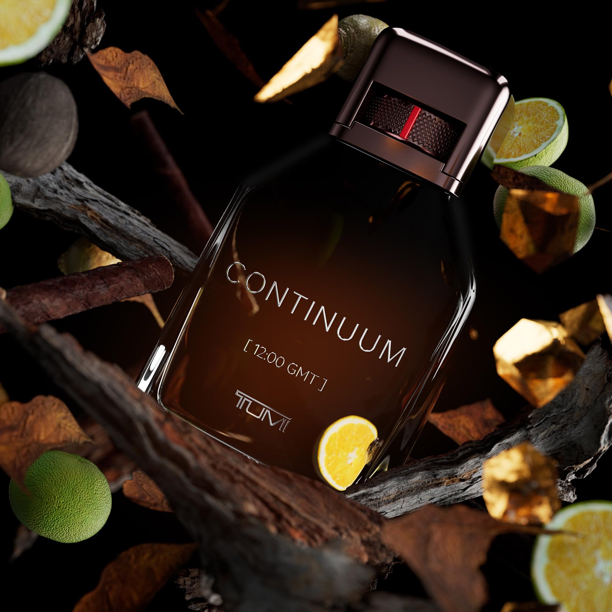 TUMI CONTINUUM Bold & Fresh Cologne for Men - Earthy & Smoky Notes Eau de Parfum (6.7 oz & 1.0 oz) | Long-Lasting Fragrance for Work, Date Night & Special Occasions