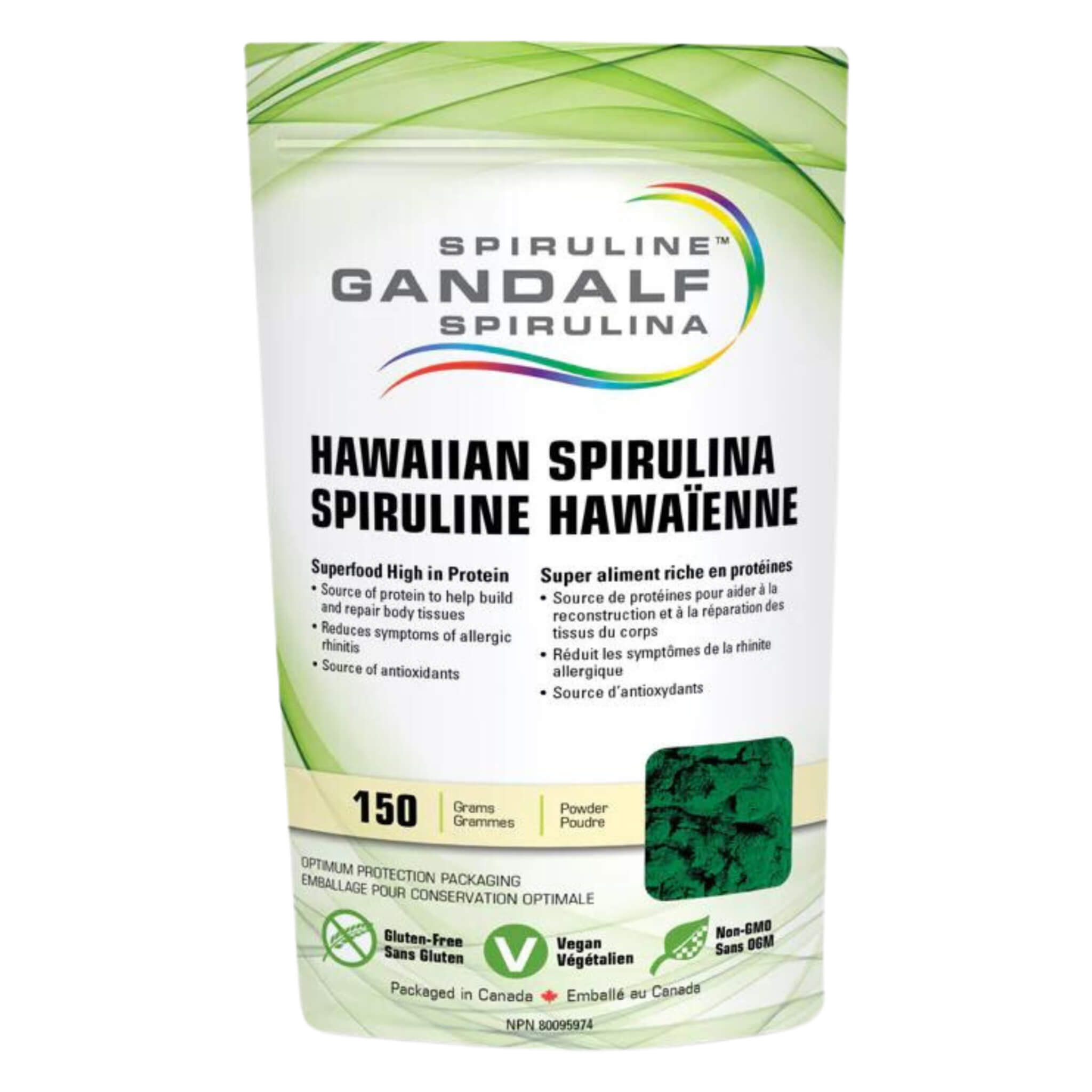 Organic Hawaiian Spirulina Powder - 100% Pure, Non-GMO, Vegan Superfood for Energy & Immunity - Perfect for Smoothies, Juices & Health Drinks