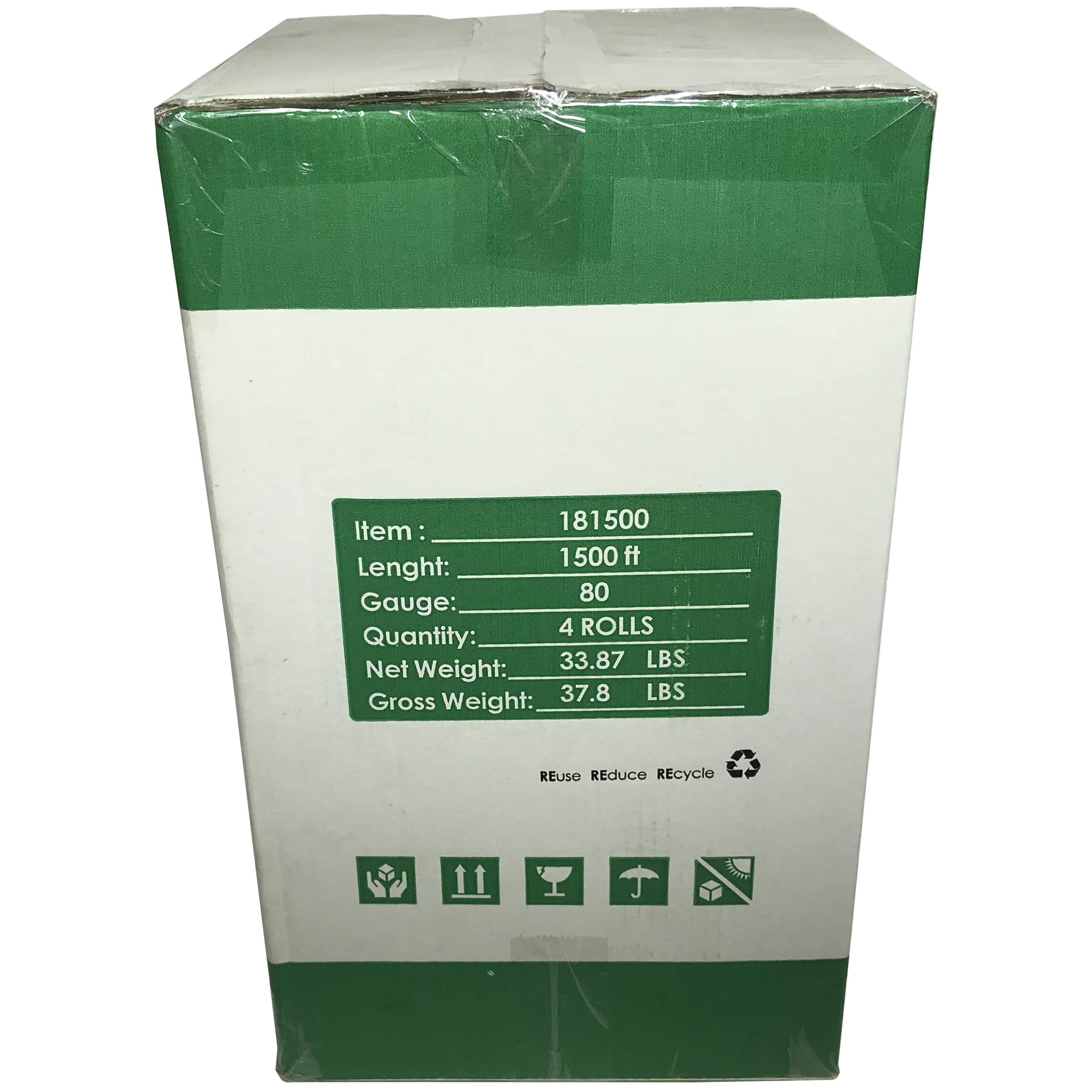 8 Pack Heavy Duty Stretch Wrap - 18