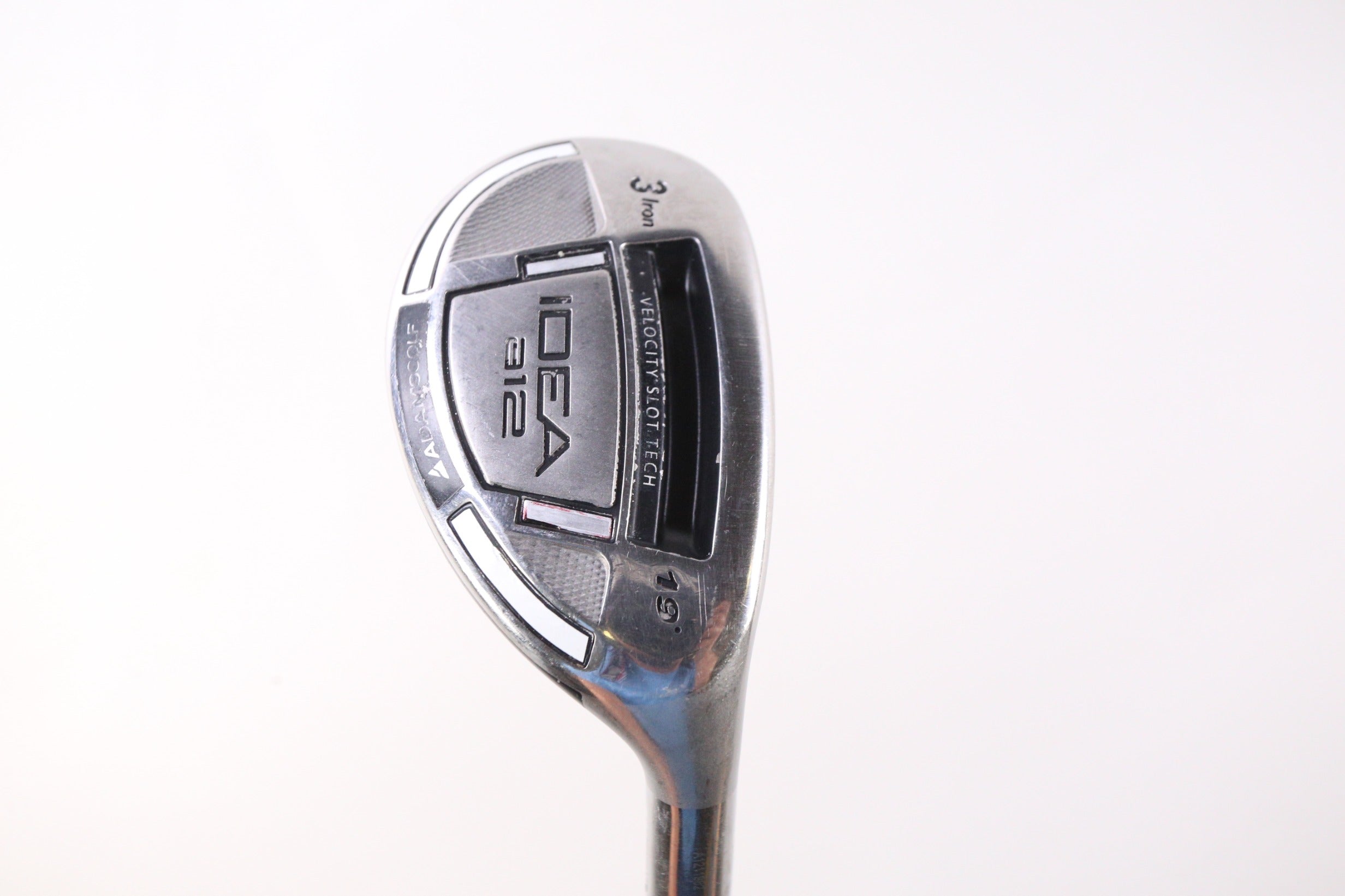 Adams Idea a12 3H Hybrid Golf Club - 19 Degrees Stiff Flex Right Handed - Perfect for Mid-Handicap Players on Fairway Shots