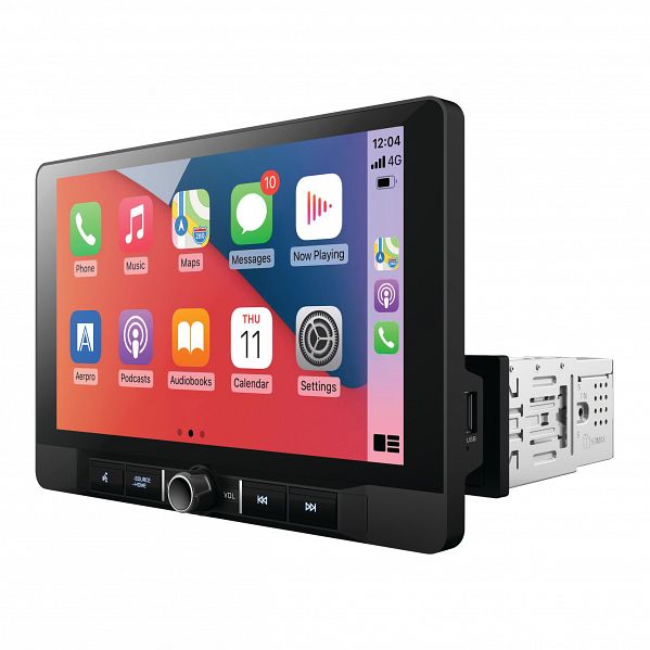 Aerpro AM9XFW 9-Inch Floating Touchscreen Car Stereo with Wireless Apple CarPlay & Android Auto - HD Multimedia Receiver for Seamless Smartphone Connectivity & In-Car Entertainment