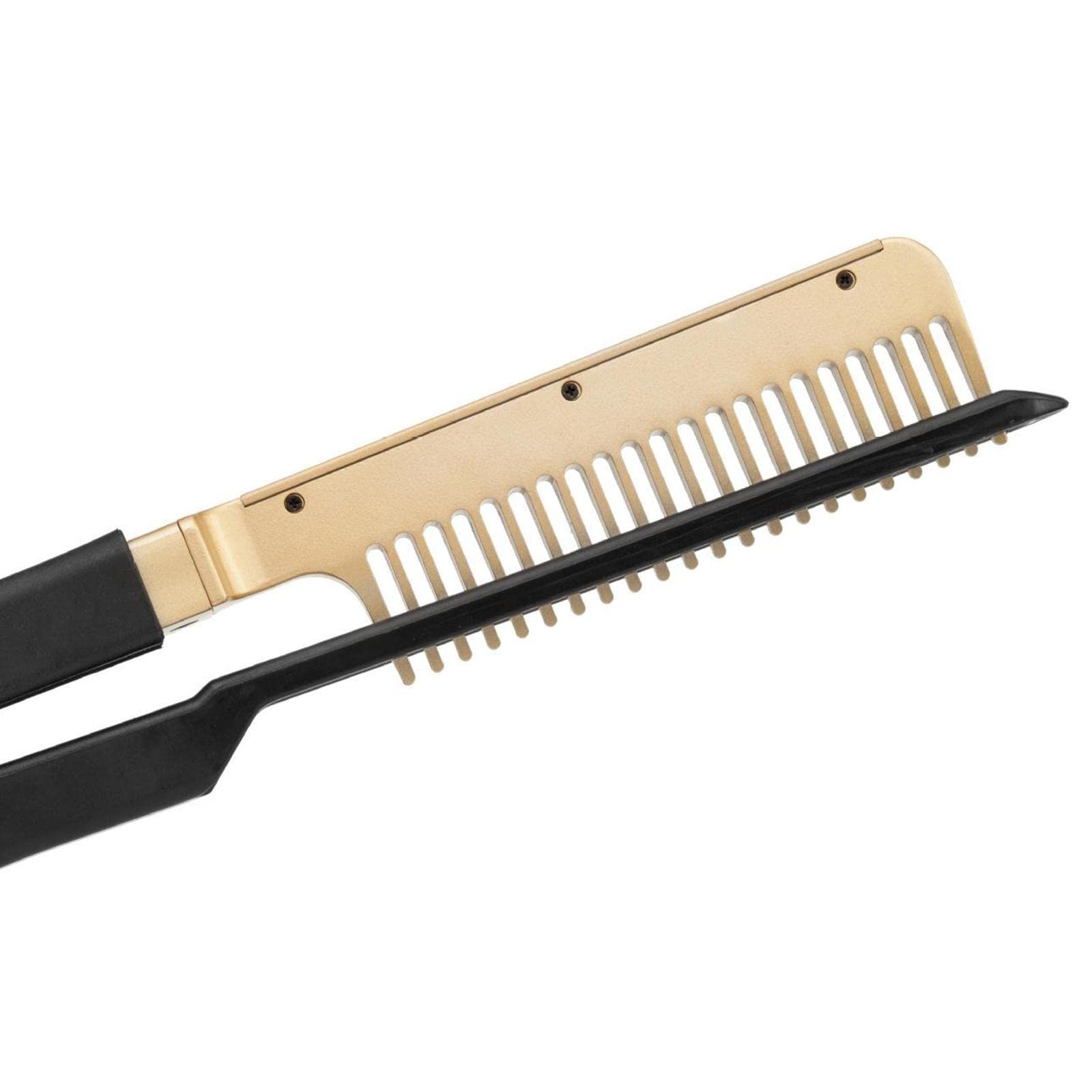 Portable Electric Hair Straightener Brush - Fast Heating Wet & Dry Hair Styling Tool for Smooth & Shiny Hair | Perfect for Travel, Home & Salon Use