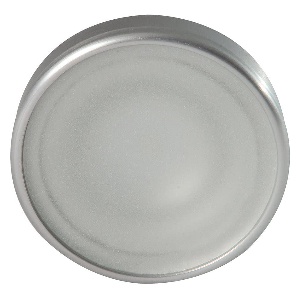 Lumitec 112809 Halo Down Brushed Nickel Flush Mount Ceiling Light - Warm White 3000K LED Fixture for Bedroom, Living Room, Hallway & Kitchen Lighting