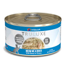 Weruva Truluxe Meow Me A River Grain-Free Wet Cat Food - High Protein, Natural Ingredients for Adult Cats - Perfect for Picky Eaters & Hydration Support