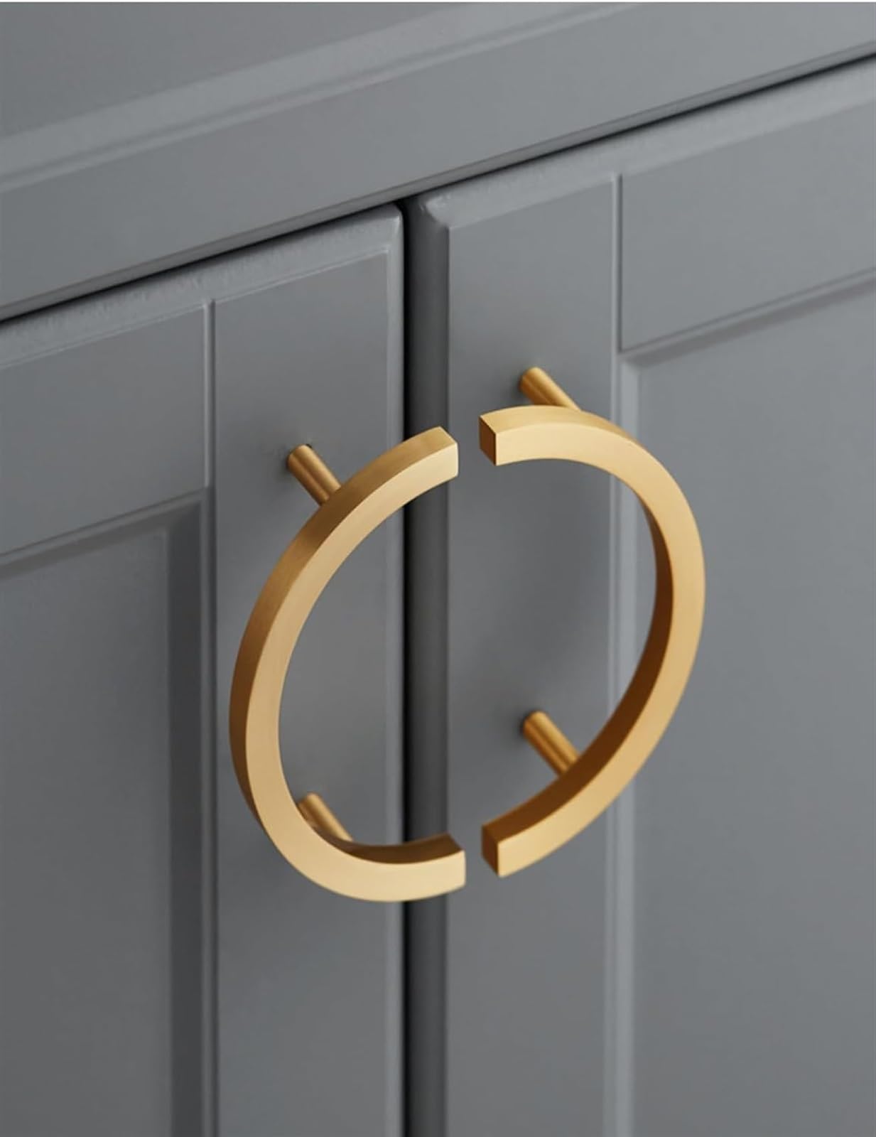 Vintage Chinese Style Satin Brass Cabinet Knobs & Drawer Pulls - Antique Gold Small Handles for Kitchen Cabinets, Dressers, Shoe Cabinets & Wine Cabinets (96mm Hole Center, 1pc) - Perfect for Home Renovation & Furniture Upgrades