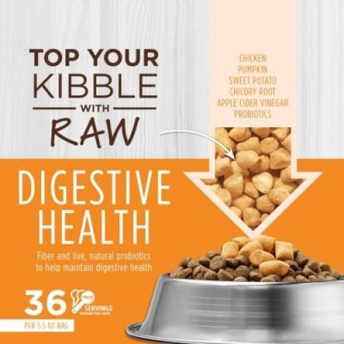 Instinct Freeze Dried Raw Boost Mixers Grain-Free Cat Food Topper - Digestive Health Recipe for Cats (2 Sizes) | Perfect for Picky Eaters & Senior Cats