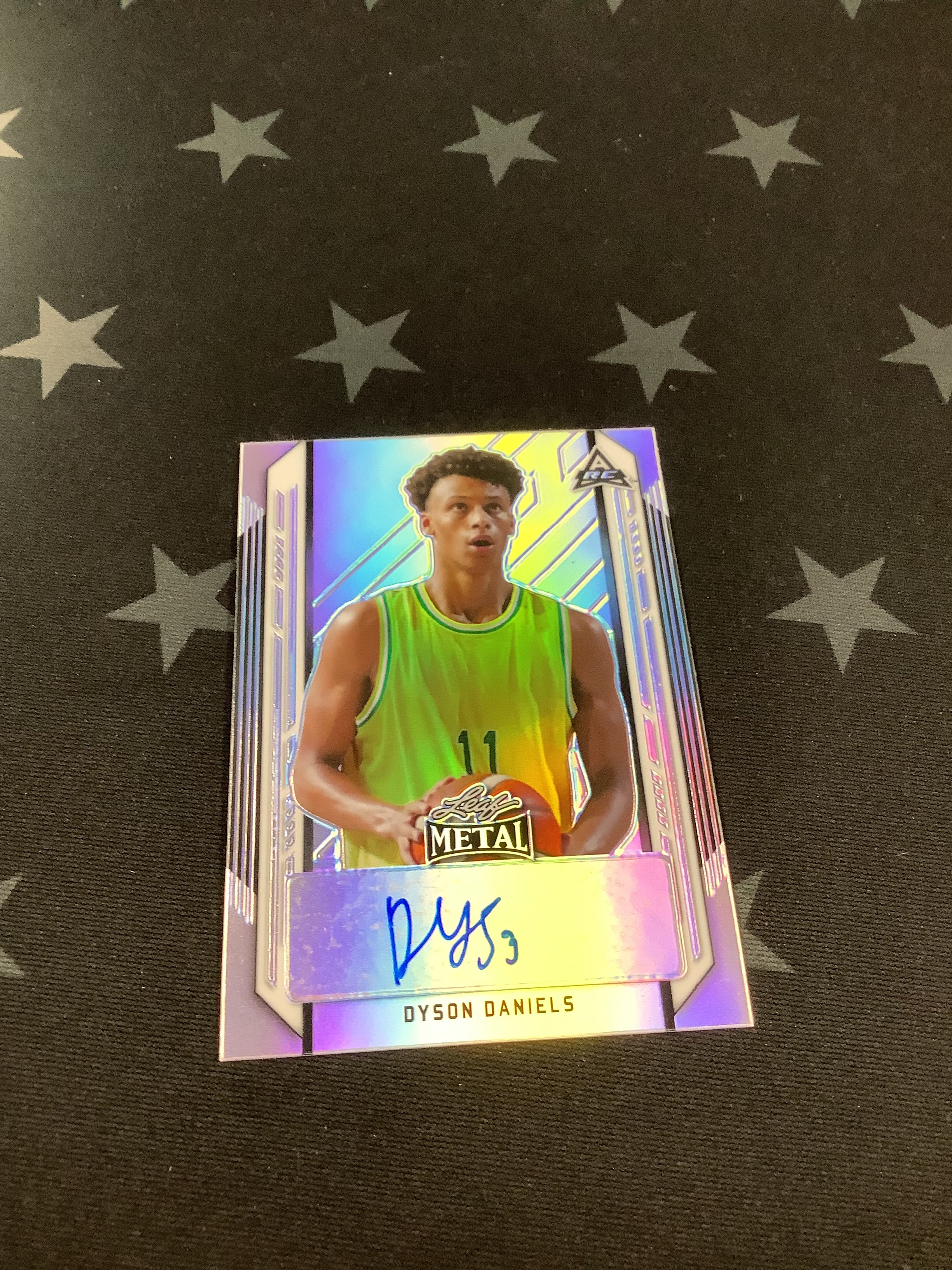 2022 Leaf Metal Dyson Daniels Rookie Auto #BA DD1 Basketball Card - Perfect for Collectors, Investors, and Sports Memorabilia Enthusiasts