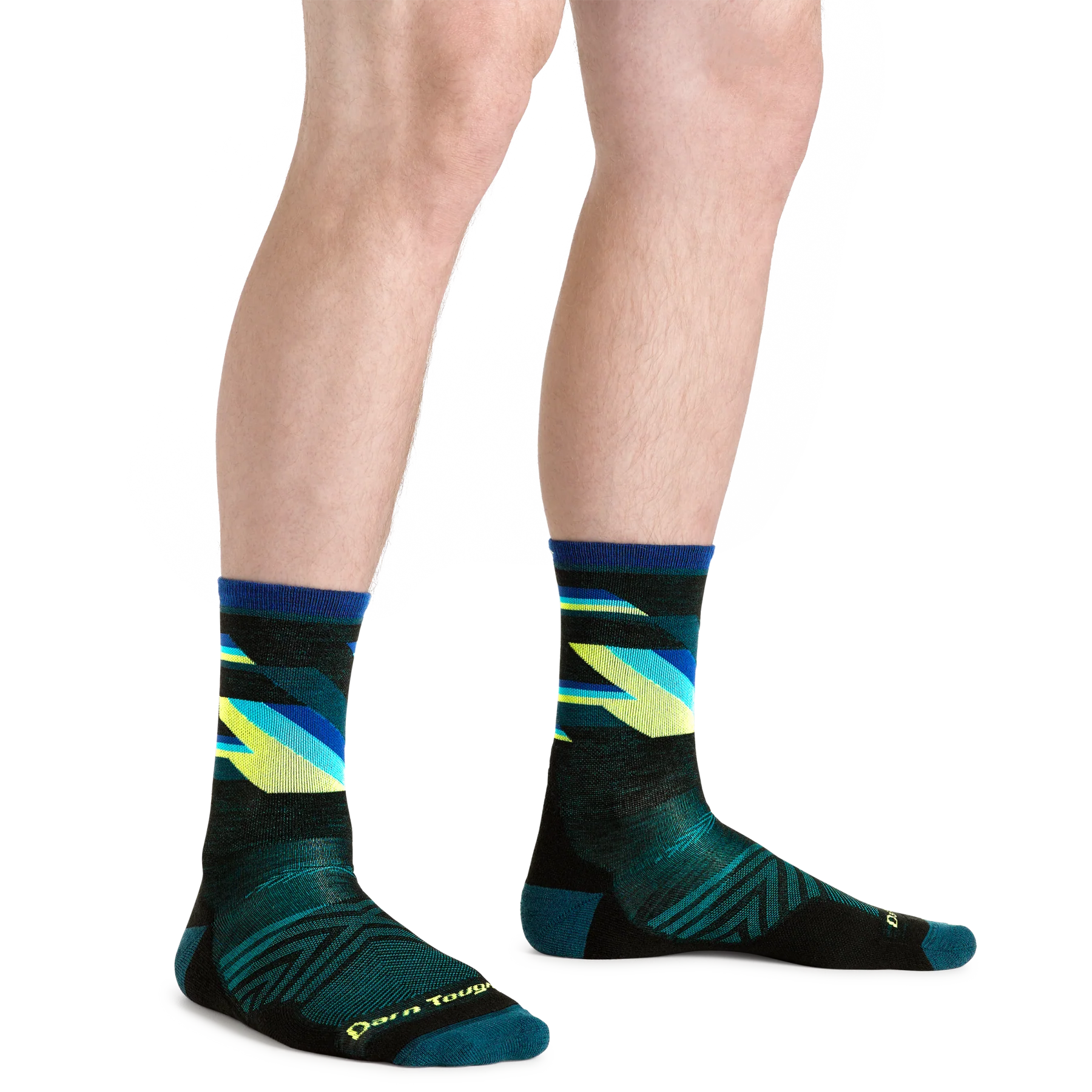 Bolt Micro Crew Ultra Lightweight Running Socks for Men - Breathable Athletic Socks for Jogging, Gym & Marathon Training - D1056M