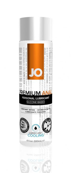 Jo Cool Premium Anal Lubricant - 4 Oz Water-Based Personal Lubricant for Enhanced Comfort & Pleasure - Ideal for Couples, Solo Play & Sensual Massage