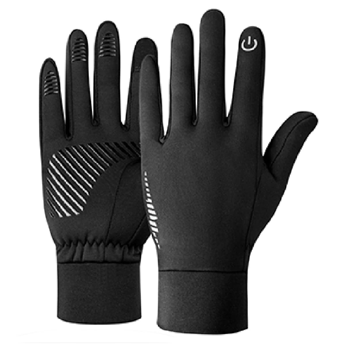 JEELAD Touch Screen Running Gloves - Winter Warm Windproof Waterproof Gloves for Men & Women - Perfect for Running, Cycling, Driving & Outdoor Sports in Cold Weather