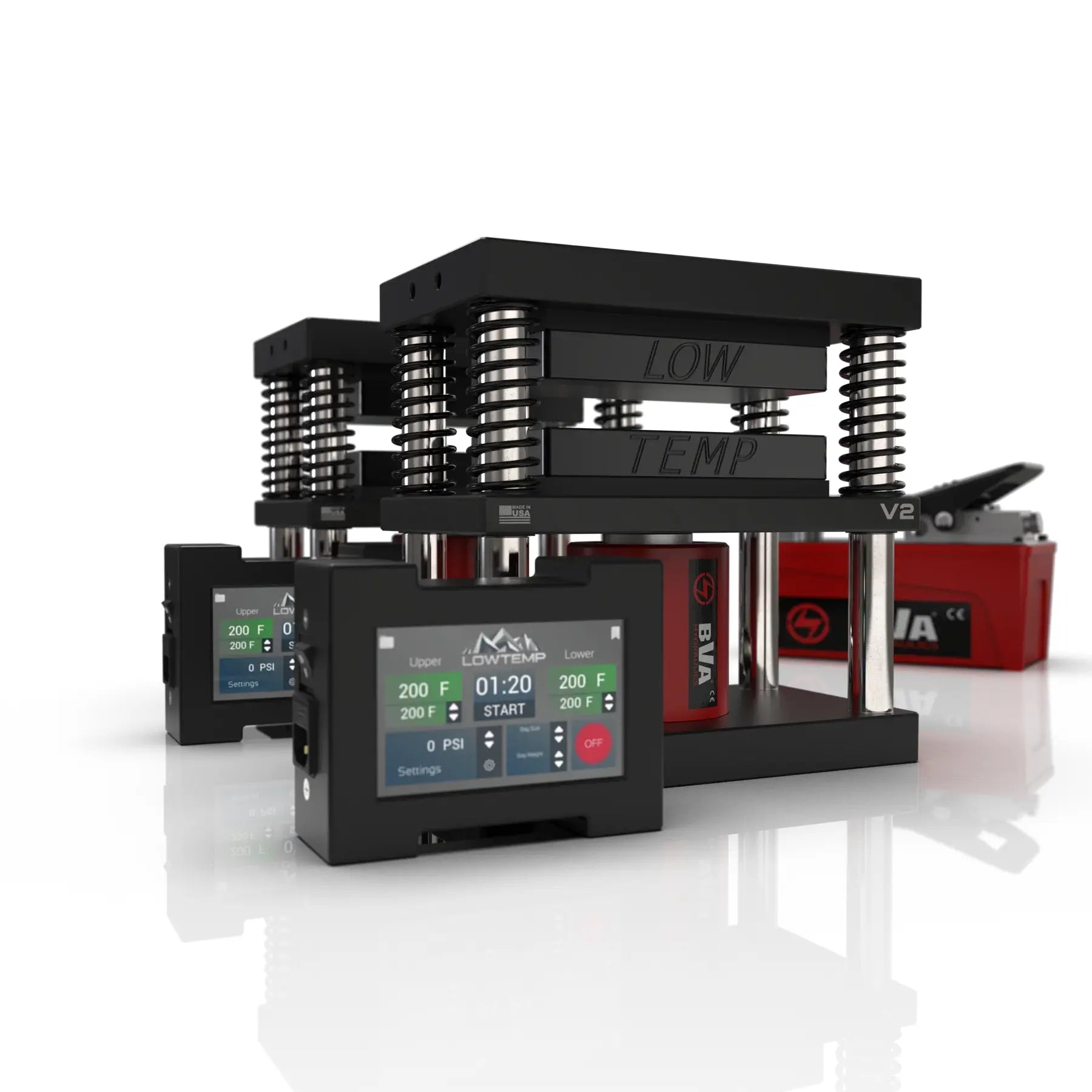 Lowtemp Industries V2 Medusa System Rosin Press - Dual Press for Concentrate Extraction | Perfect for Home & Commercial Cannabis Processing