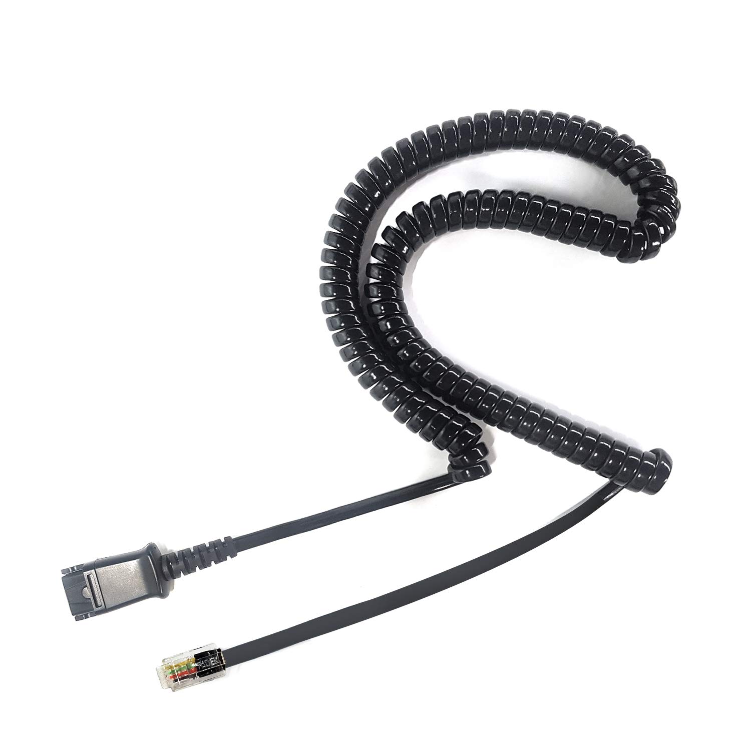 Plantronics U10 Bottom Headset Adapter - Compatible with Cisco IP Phones 6800/7800/8000/7900 Series - RJ9 Cable Jack Connector - Durable Wired Headphone Adapter for Office & Call Center Use