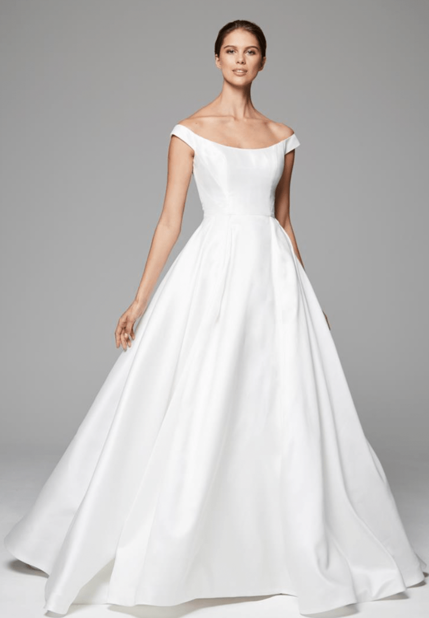Anne Barge Sloane Wedding Dress - Size 10 | Elegant Lace Bridal Gown for Church Ceremony & Outdoor Wedding Photos