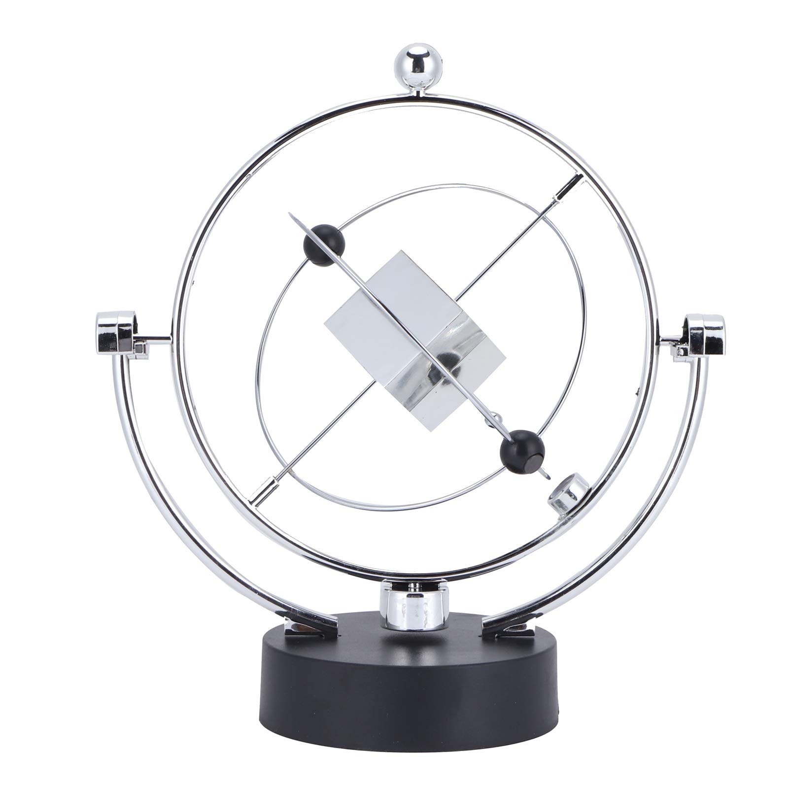 Perpetual Motion Desk Toy - Endless Spinning Office Decor, Durable ABS Kinetic Sculpture for Home & Office Stress Relief | Perfect for Work Desks, Study Rooms & Meditation Spaces