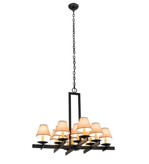 12-Light Crystal Chandelier for Dining Room - Elegant Modern Ceiling Light Fixture with LED Bulbs, Perfect for Home Decor, Wedding & Restaurant Lighting