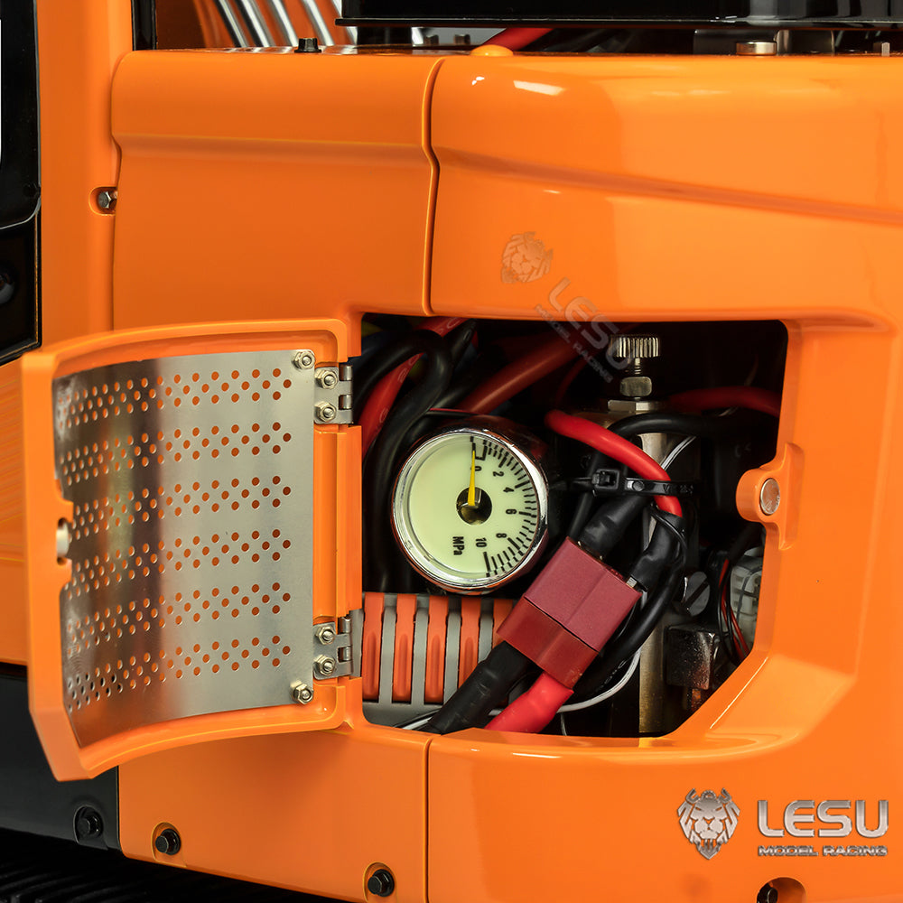 1/14 Scale Metal LESU RC Hydraulic Excavator ET26B - 2 Arms Remote Controlled Digger DIY Assembly Model for Construction Simulation & Hobby Collectors - Perfect for RC Enthusiasts, Construction Toy Lovers, and DIY Model Builders