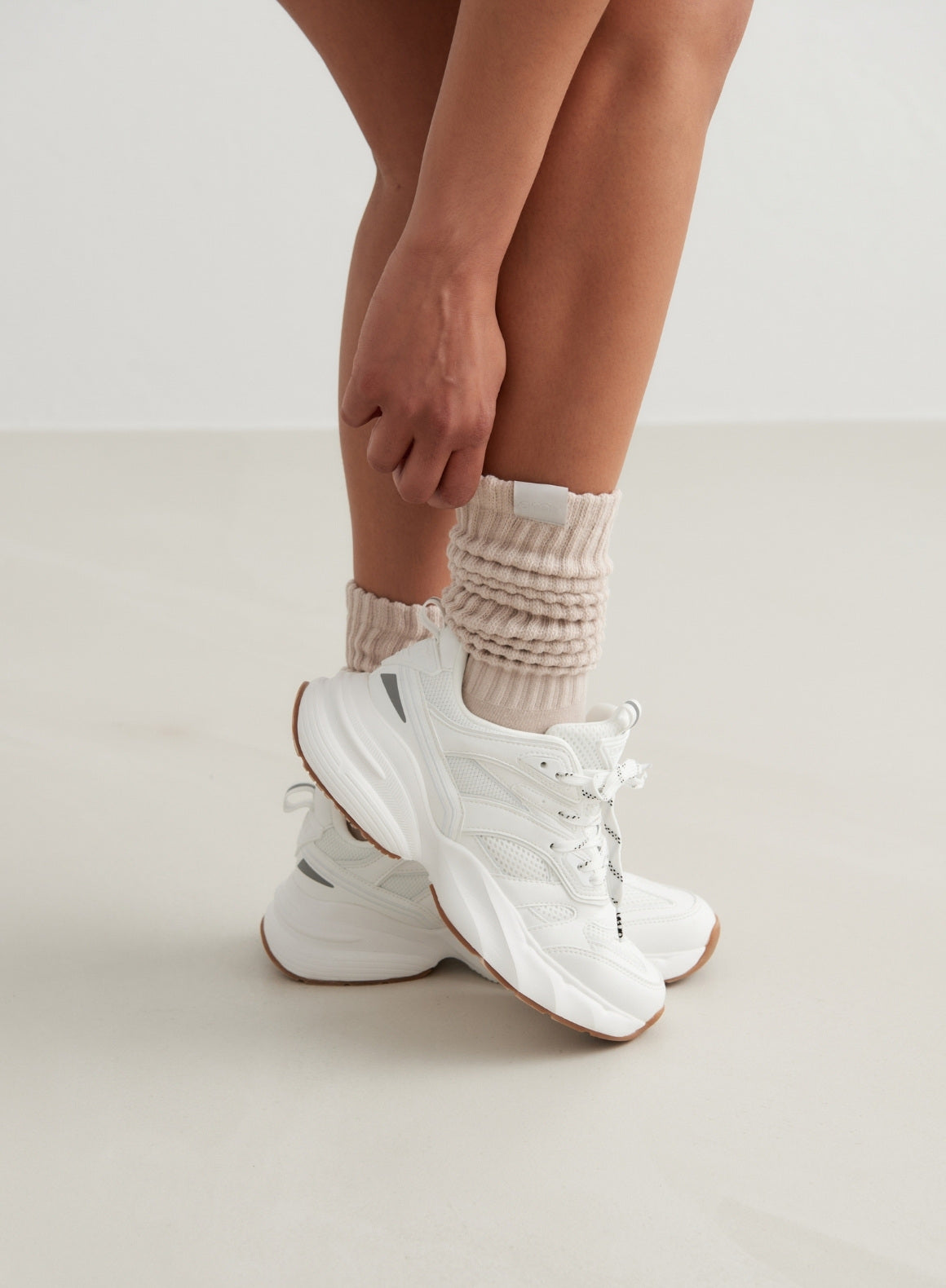 Cozy Clay Slouch Socks for Women - Soft & Warm Knit Socks - Perfect for Lounge, Home & Winter Comfort